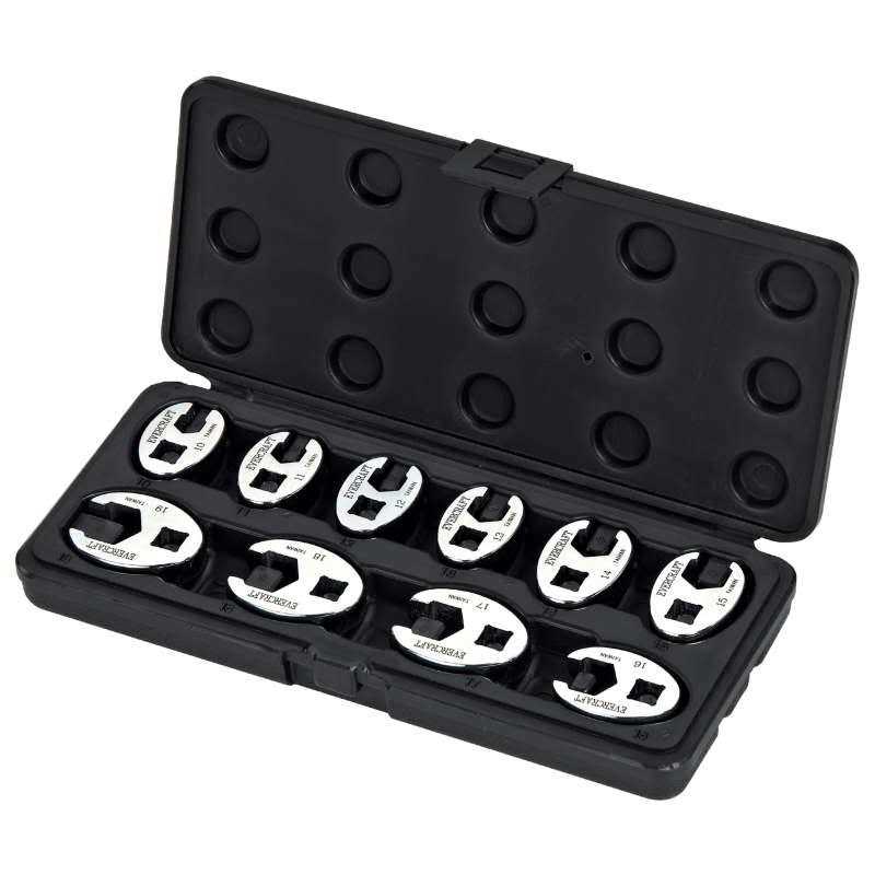 Evercraft Metric Flare Nut Crows Foot Set 774-0126 - Cheap Fitting