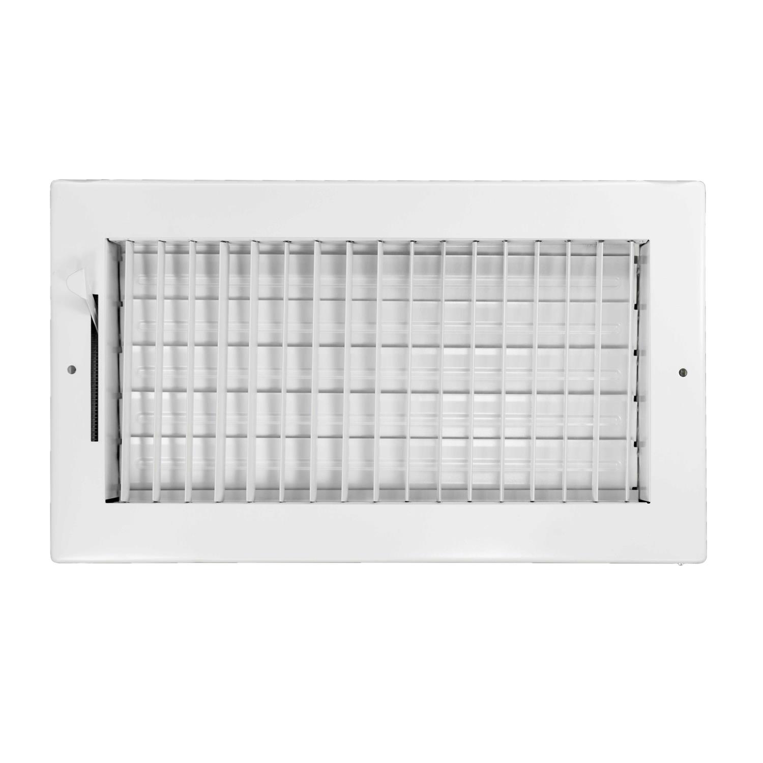 Venti Air 12 in x 8 in Adjustable Single Deflection 1 Way Supply Register for Duct Opening 12 in W x 8 in H - Cheap Fitting