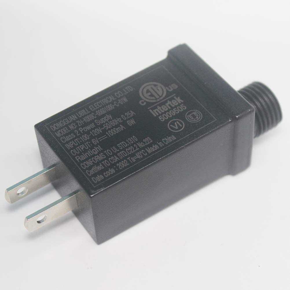 6V LED Power Supply Low Voltage LED Transformer Class 2 Power Supply Waterproof IP44 Seasonal Use LED Driver US Plug LED Adapter for String Light - Cheap Fitting