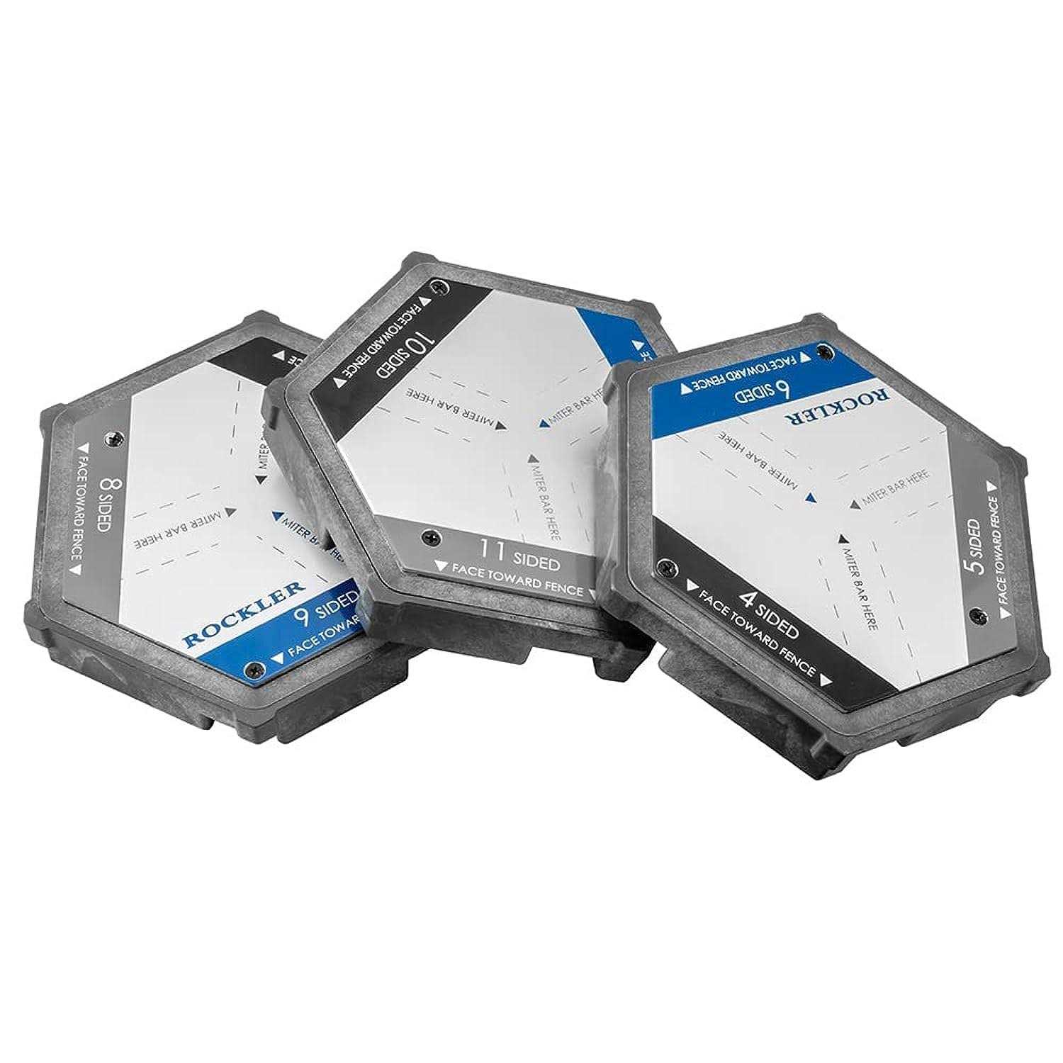 Rockler Perfect Miter Saw Setup Blocks – 4 to 12 Sided Tight-fitting Mitered Frames for Building Segmented Turning Blanks - Cheap Fitting