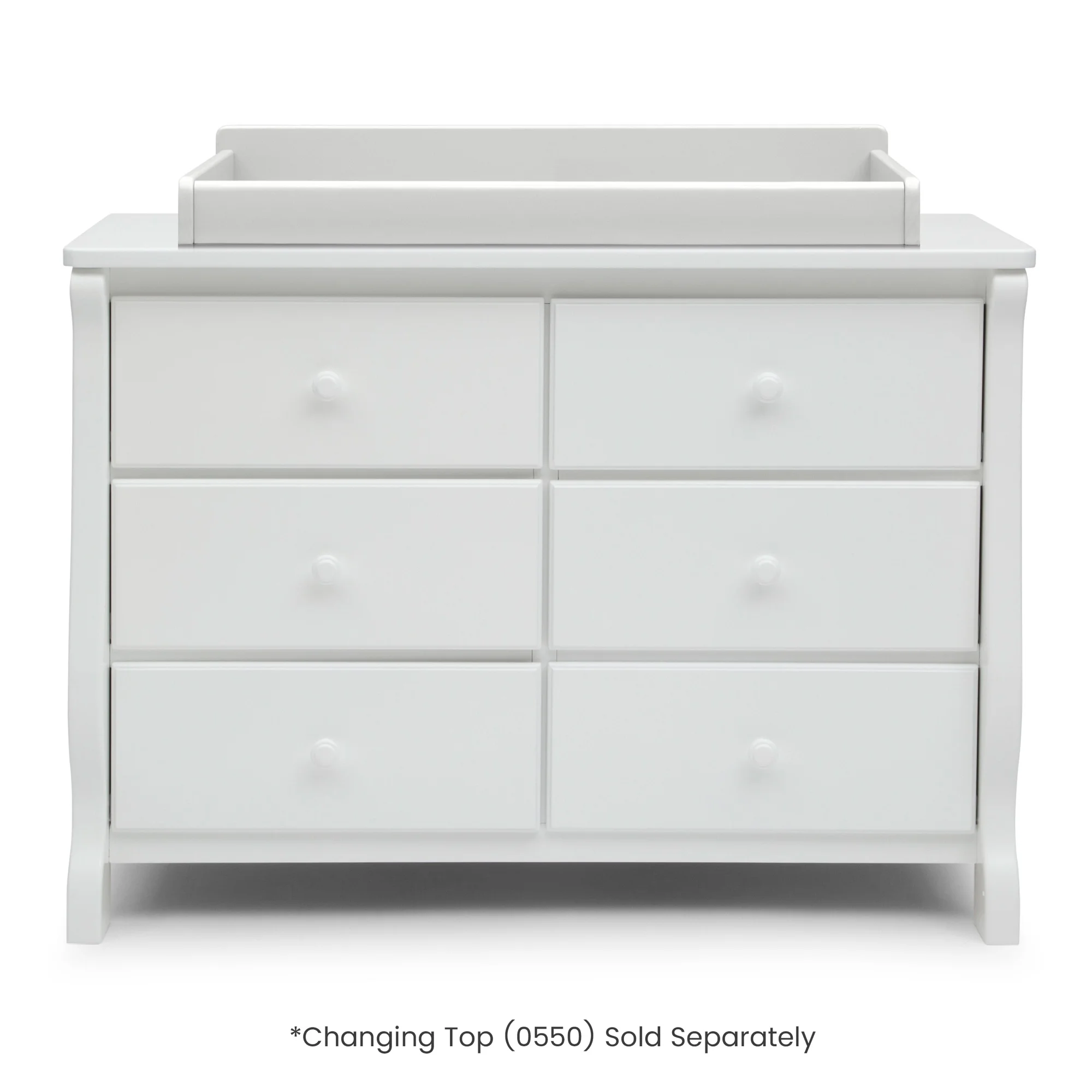 Delta Children Universal 6 Drawer Dresser with Interlocking Drawers - Greenguard Gold Certified, Dark Chocolate - Cheap Fitting