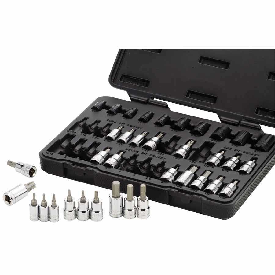 Gearwrench 80726 36 Piece Master Torx Set with Hex Bit Sockets - Cheap Fitting