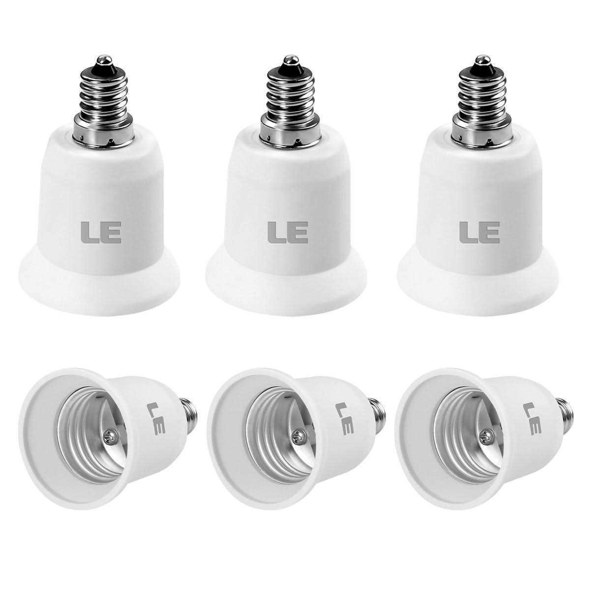 LE E12 to E26 Light Socket Adapter - Cheap Fitting