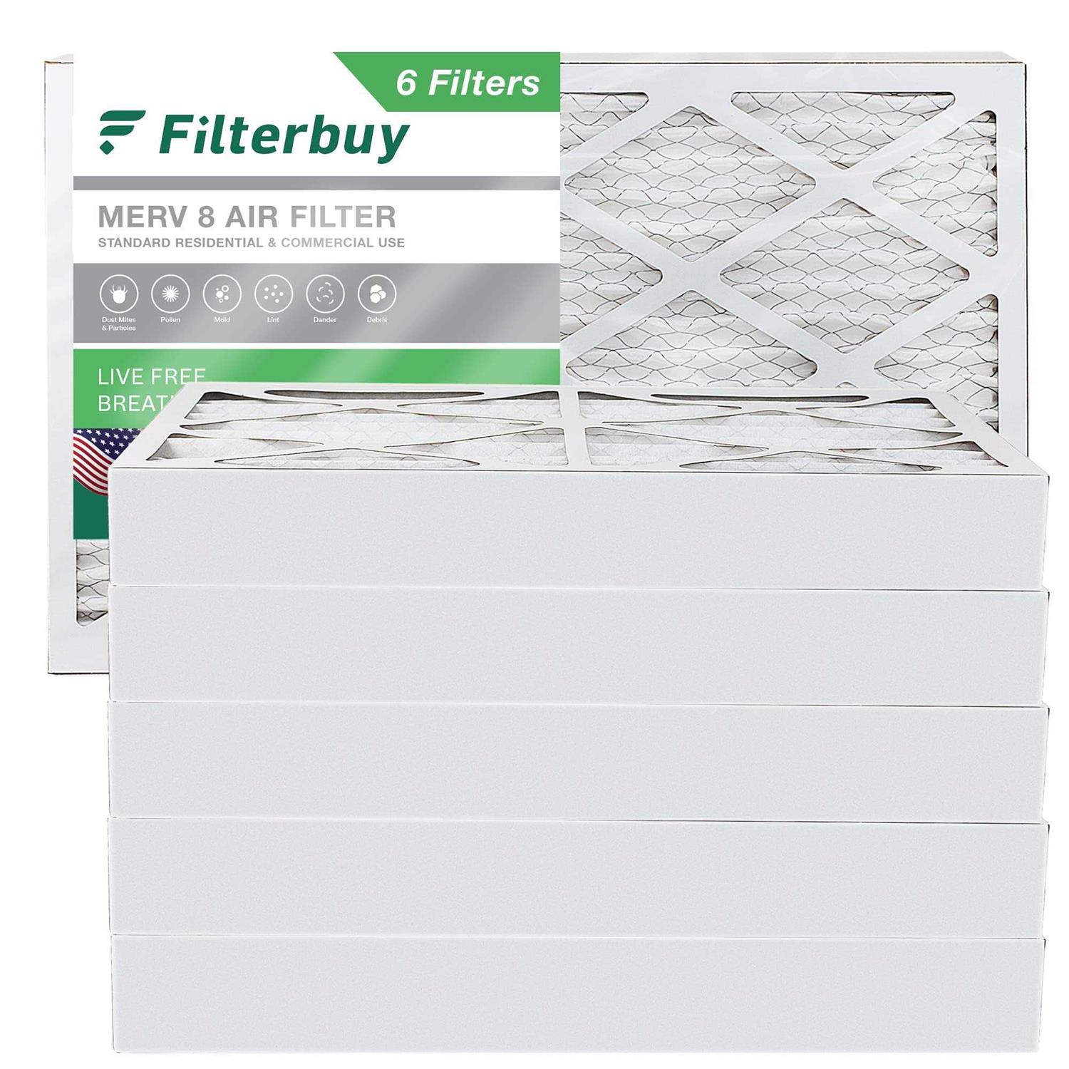 Filterbuy 16x25x4 Air Filter MERV 8 - Cheap Fitting