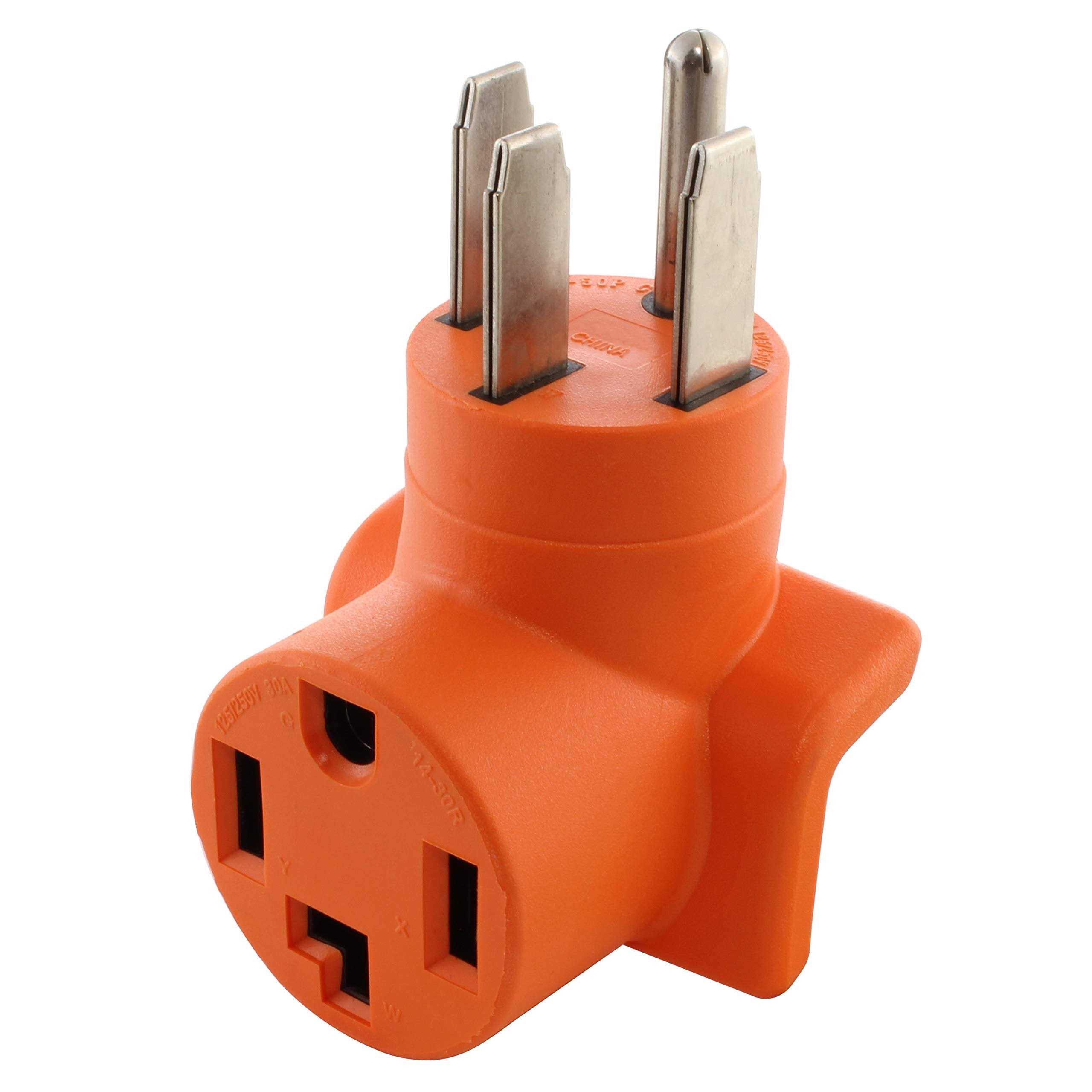 AC WORKS Range/Generator Outlet to 4-Prong Dryer Adapter and 4-Prong 14-50P Plug to 30 Amp 4-Prong Dryer 14-30R Adapter AD14501430 - Cheap Fitting