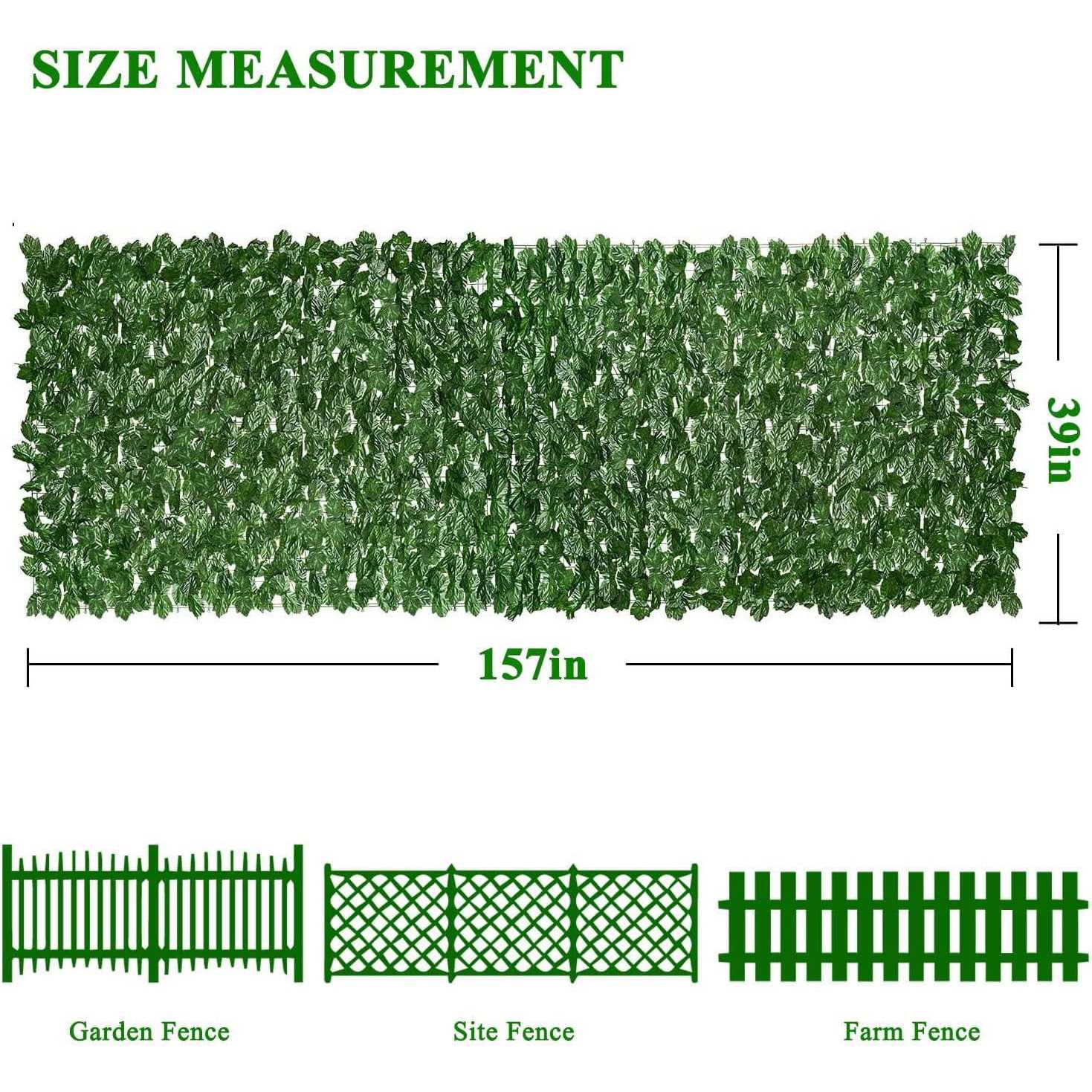 iCover Artificial Ivy Privacy Fence Screen Faux - Cheap Fitting