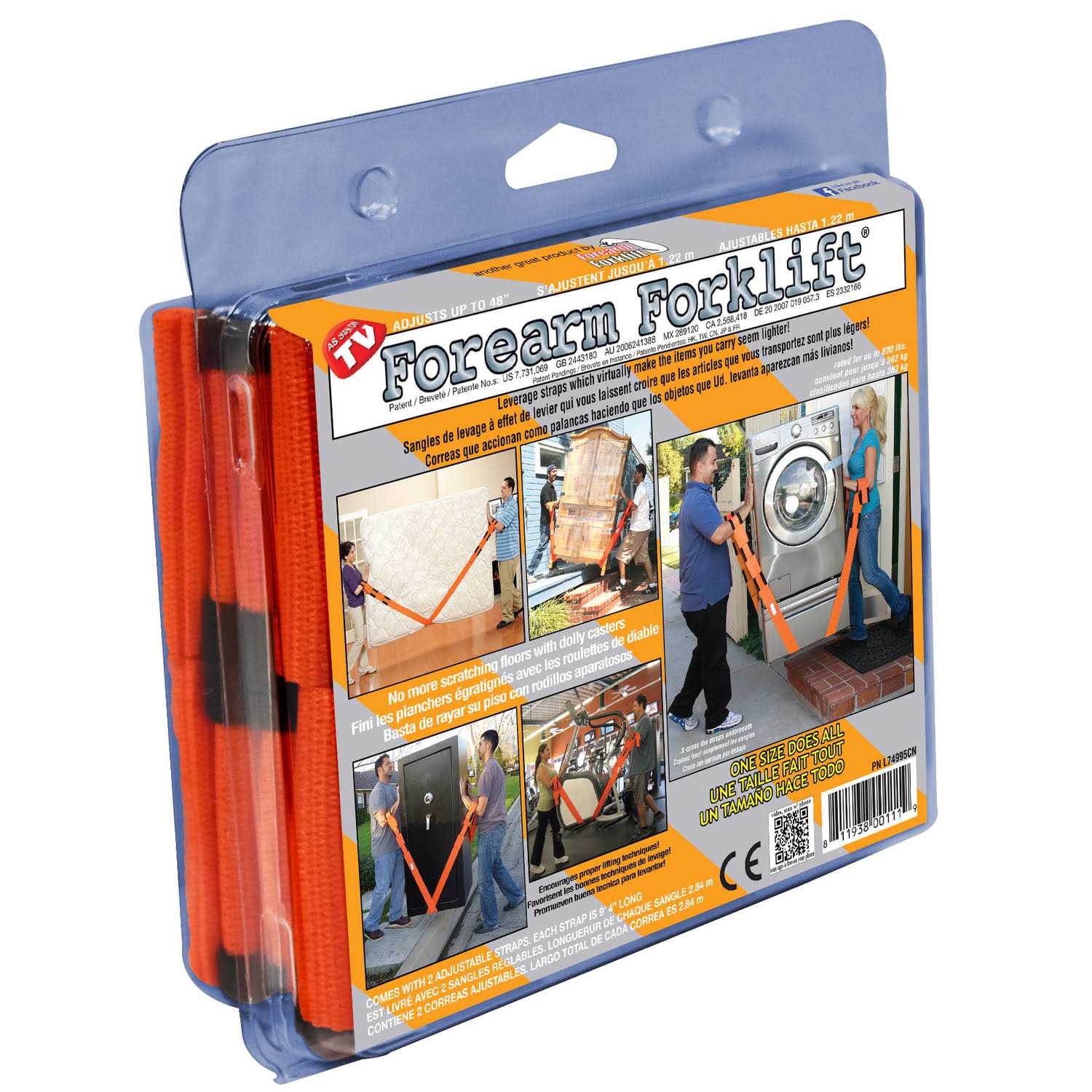 Forearm Forklift Lifting Straps - Cheap Fitting