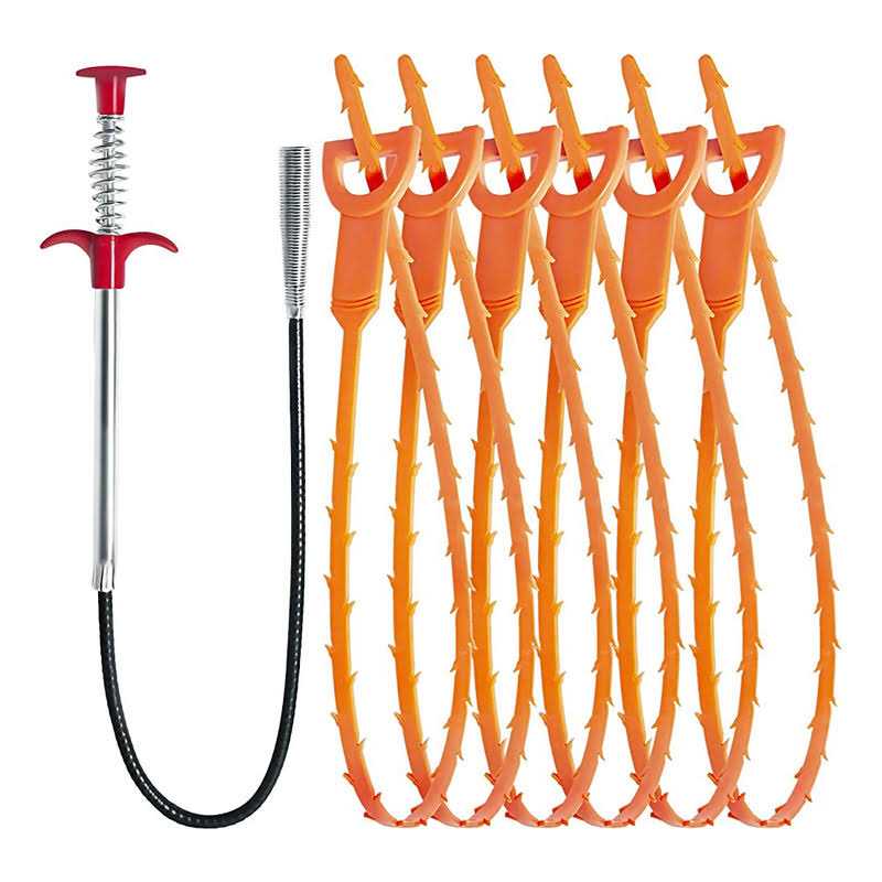 Longgui 25inch Hair Drain Clog Remover Tool 24inch Drain Cleaner Sticks To Drain Hair Clog For Remover - Cheap Fitting