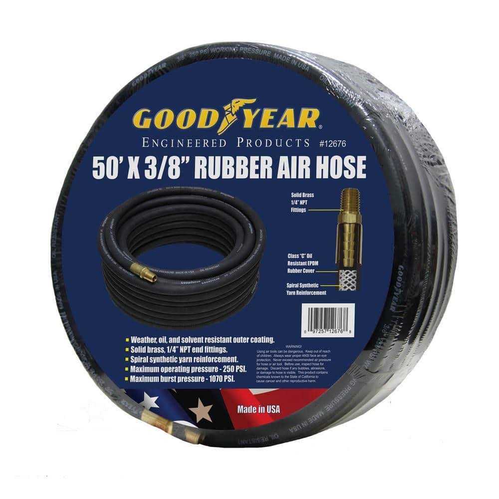 Goodyear Rubber Air Hose - Cheap Fitting