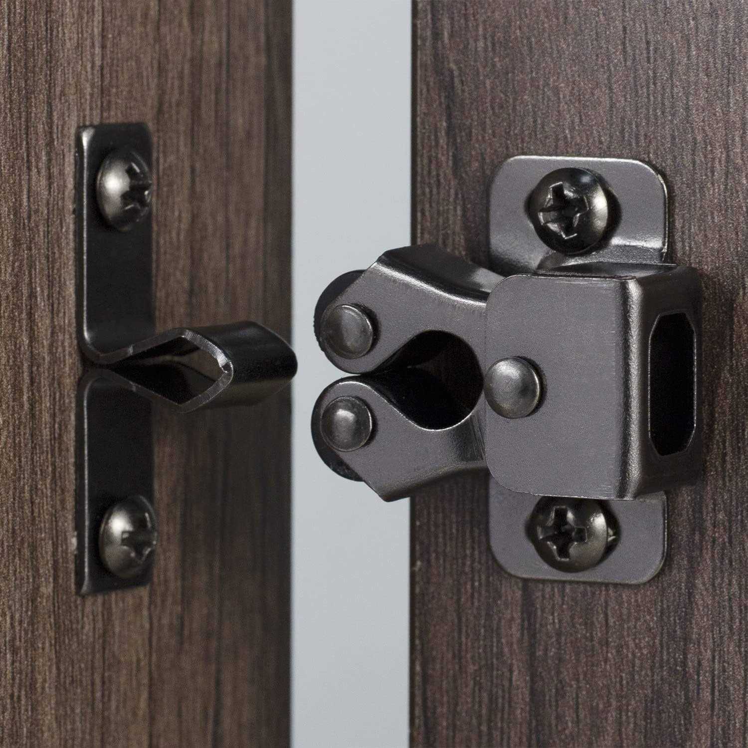 Keenkee Cabinet Latch Double Roller Catch Hardware for Cupboard Closet Cabinet Door Latches and Catches - Cheap Fitting