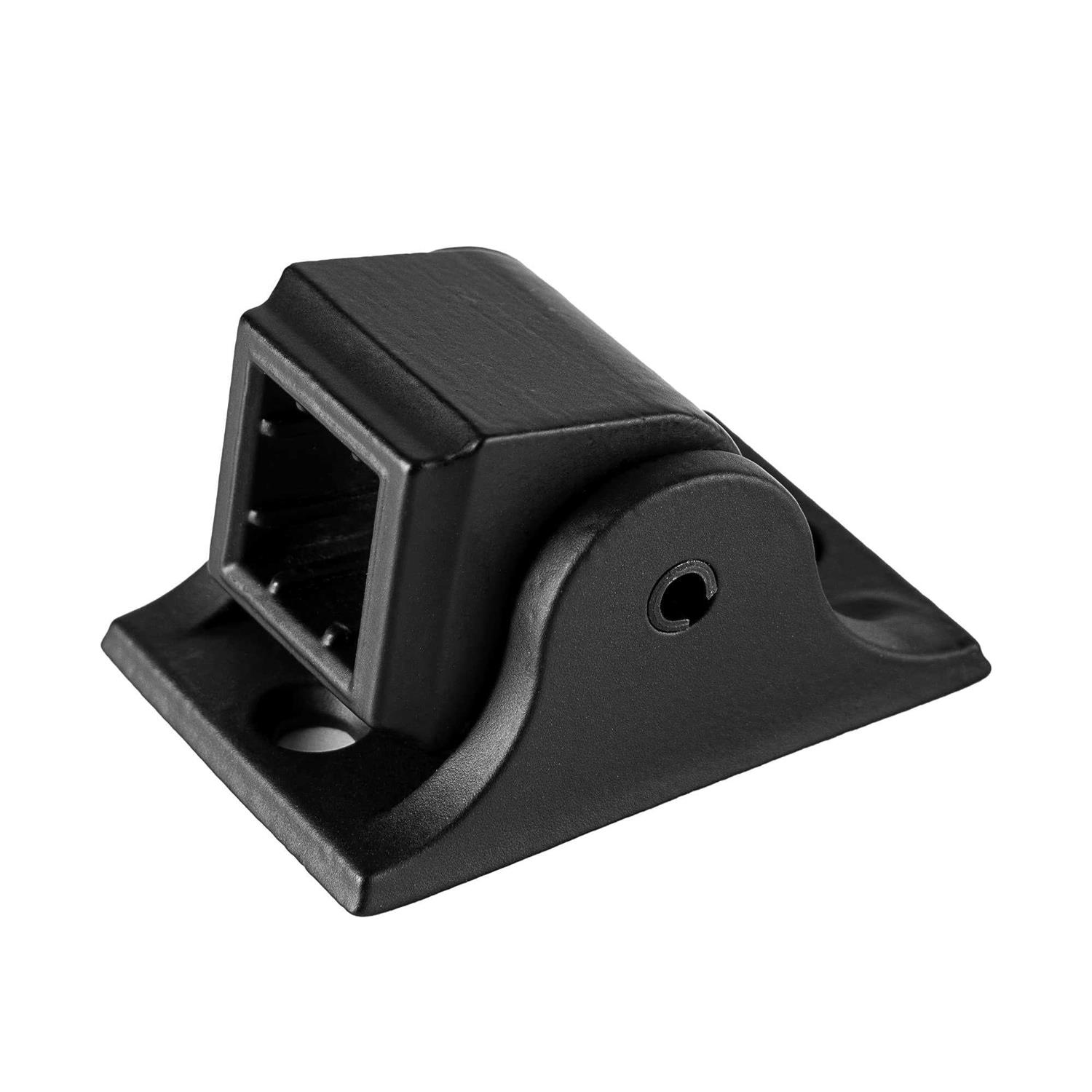 Nuvo Iron 1.95-in x 1.29-in Black Aluminum Stair Baluster Shoe - Cheap Fitting