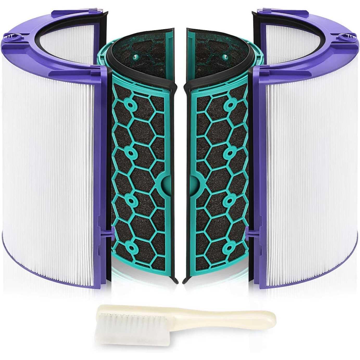 isinlive Replacement True Hepa Filter for Dyson Hp04 Tp04 Dp04 TP05 DP05 Sealed Two Stage 360 Pure Cool Fan Hepa Filter Activated Carbon Filter - Cheap Fitting