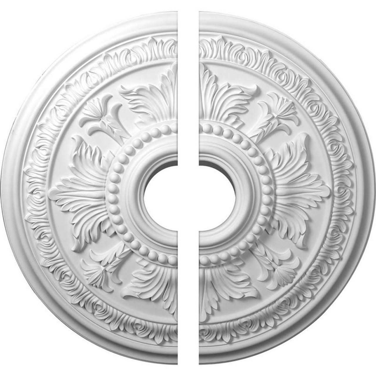 Ekena Millwork CM30TE2-06000 30 5/8OD x 6ID x 2 1/2P Tellson Ceiling Medallion - Cheap Fitting