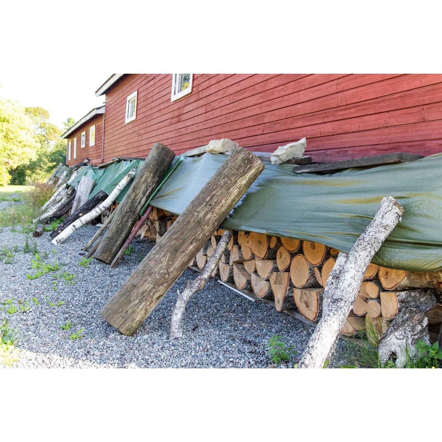 Moose Supply Waterproof Poly Tarp Firewood Cover - Cheap Fitting