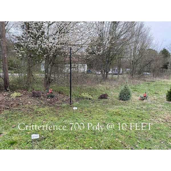 Critterfence 700 GRB Matte Black Graduated Reinforced Bottom Welded Wire Fence - Cheap Fitting
