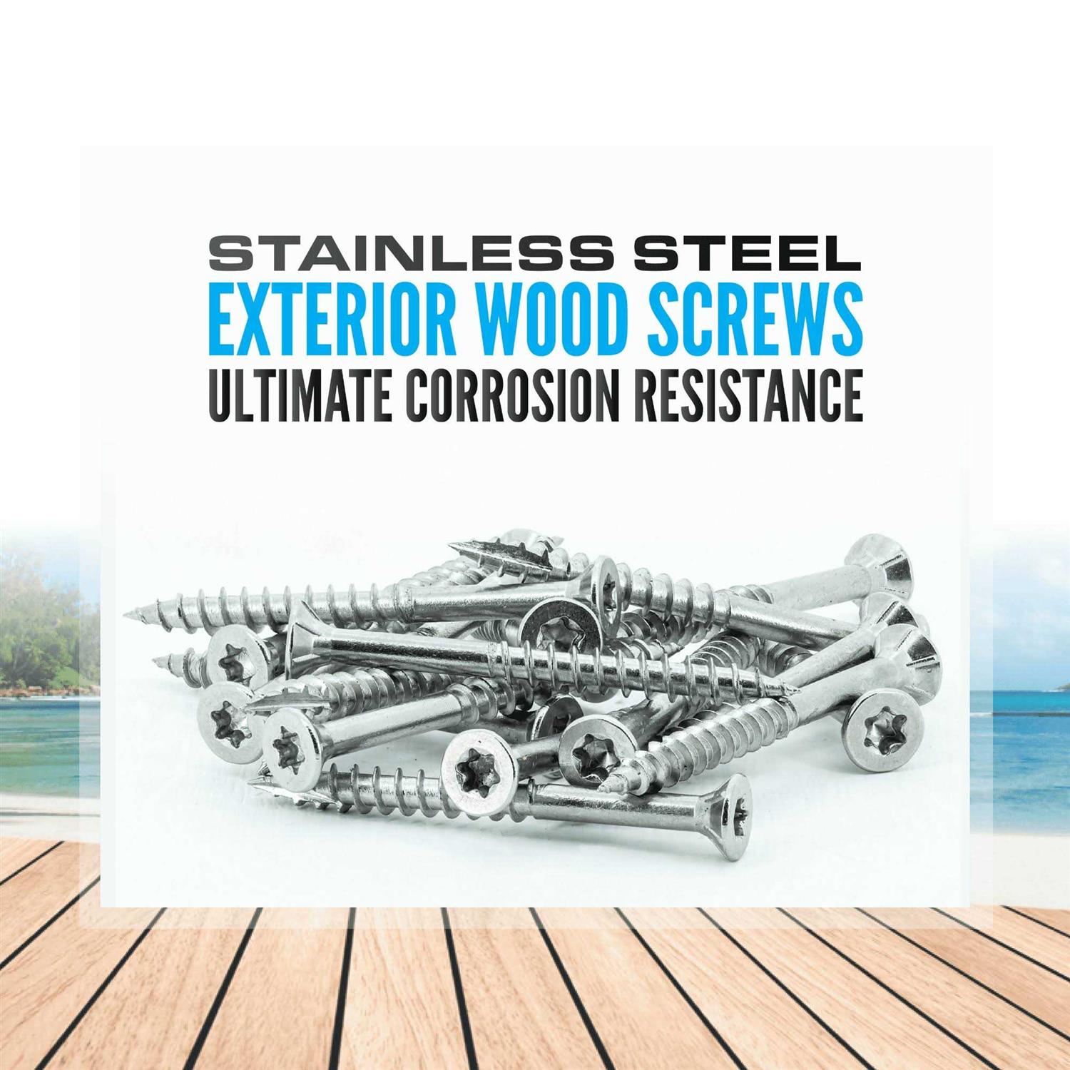 Allen’s Trading Co. Eagle Claw Fasteners #10 x 316 Marine Grade Stainless Steel Wood Screws - Cheap Fitting