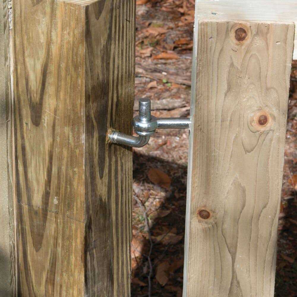 Barrette Outdoor Living 1/2 in. x 4 in. Screw Hook & Eye Hinge 73014547 - Cheap Fitting