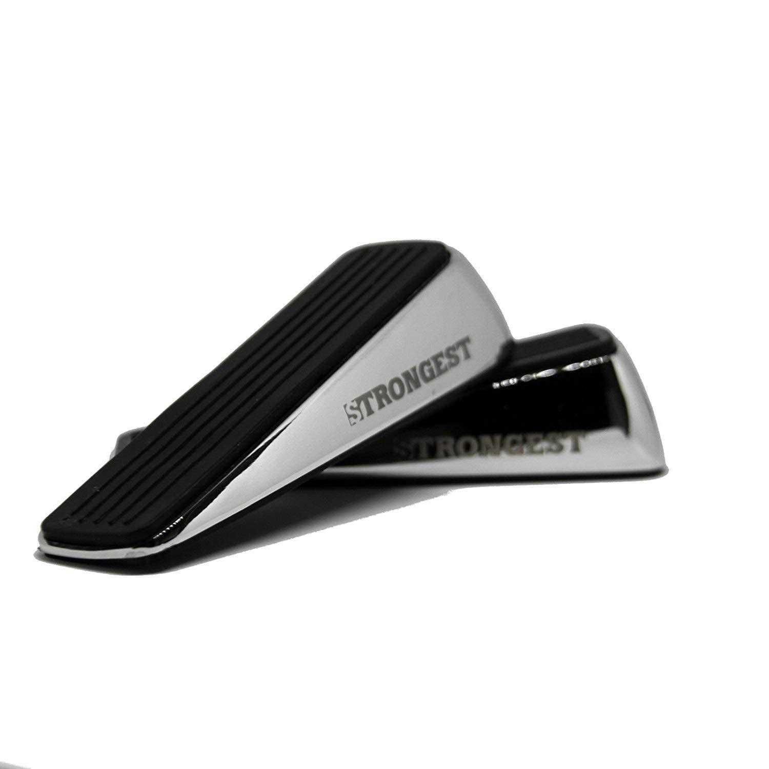 STRONGEST HOME Strongest Door Stopper, Heavy Duty Door Stop Wedge Made of Premium Quality Zinc and Rubber Suits Any Door - Cheap Fitting