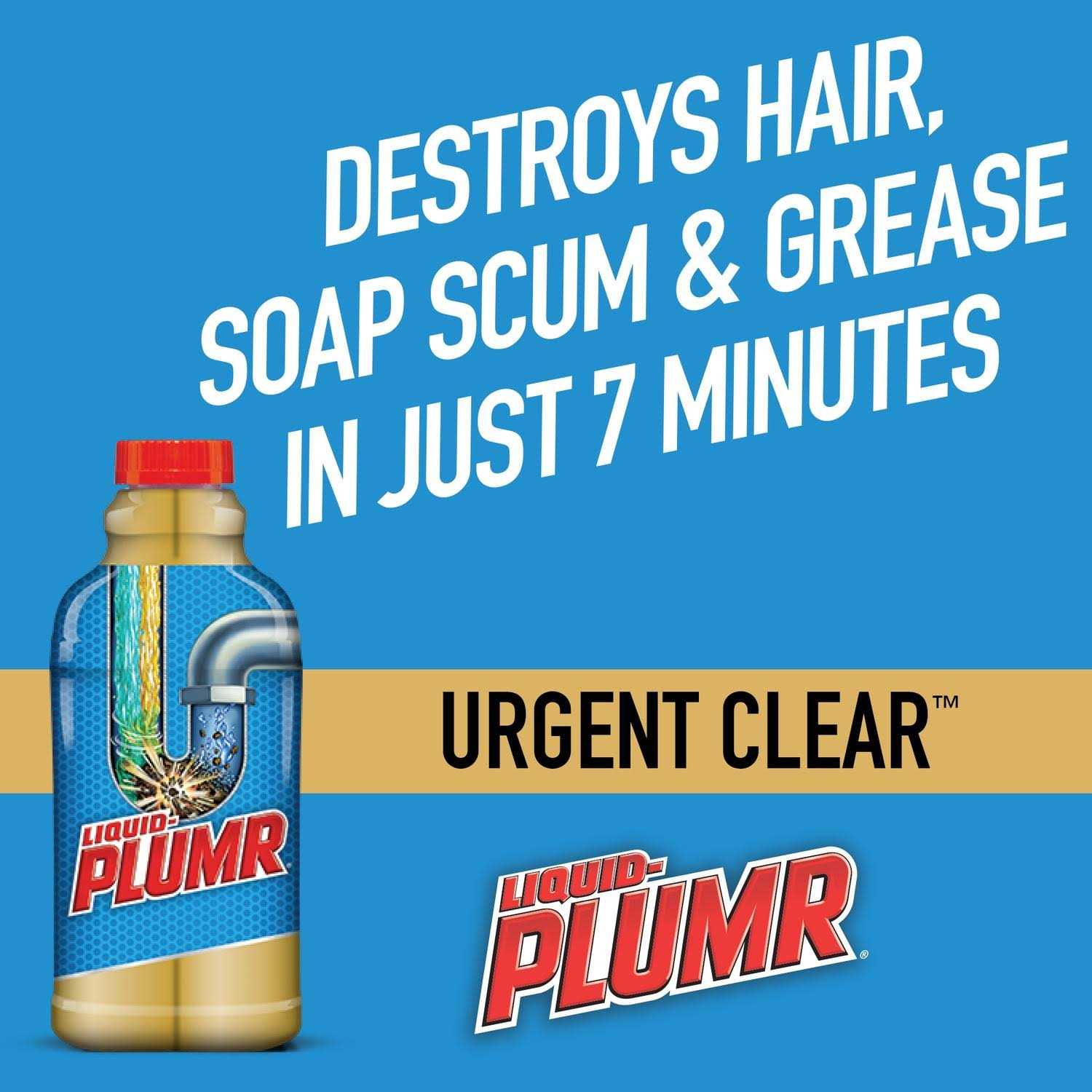 Liquid-Plumr Urgent Clear Gel Clog Remover - Cheap Fitting
