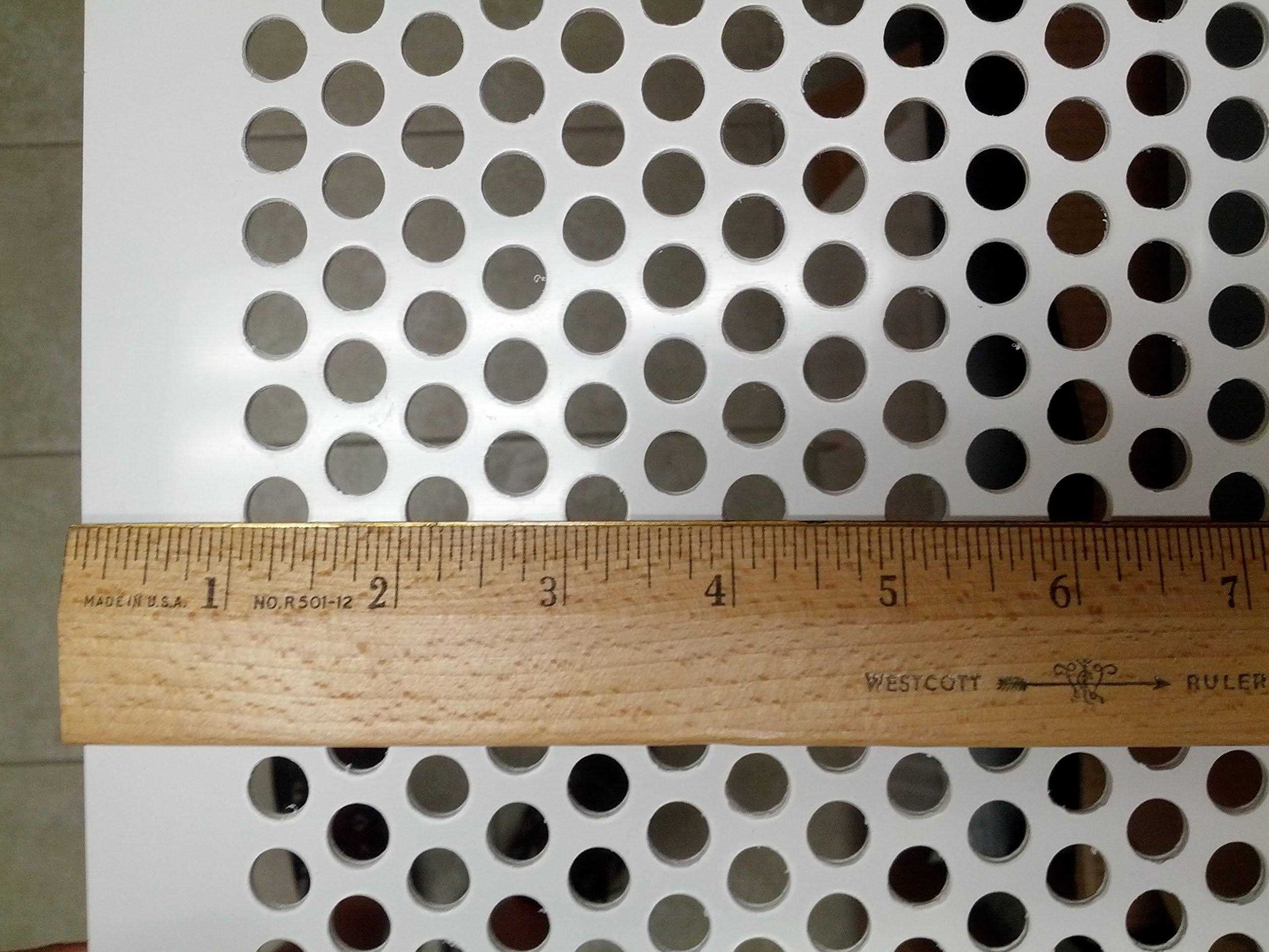 2’x2′ Plastic Perforated Tile Holes - Cheap Fitting