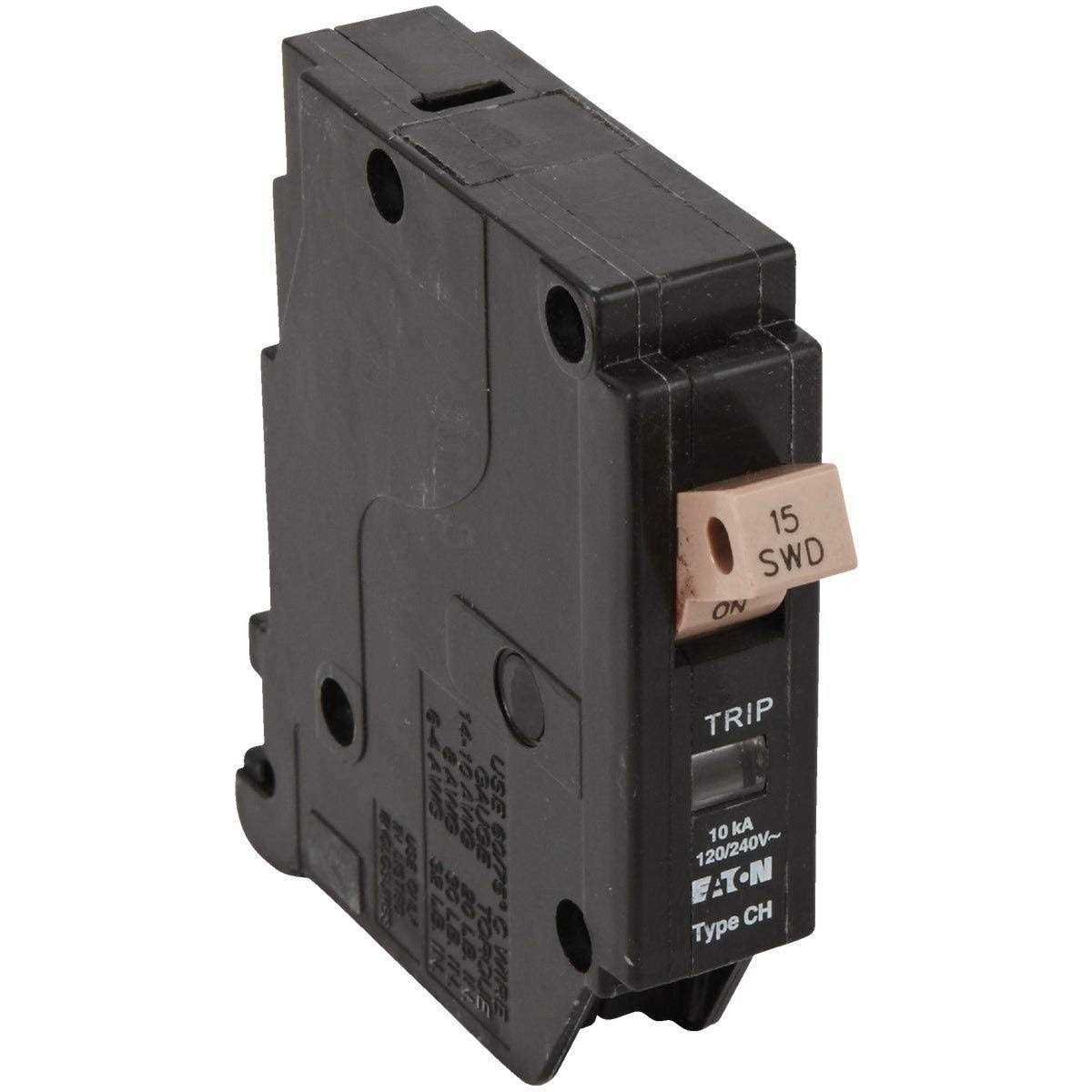 Cutler Hammer Ch115cs 15 Amp Single Pole Circuit Breaker - Cheap Fitting