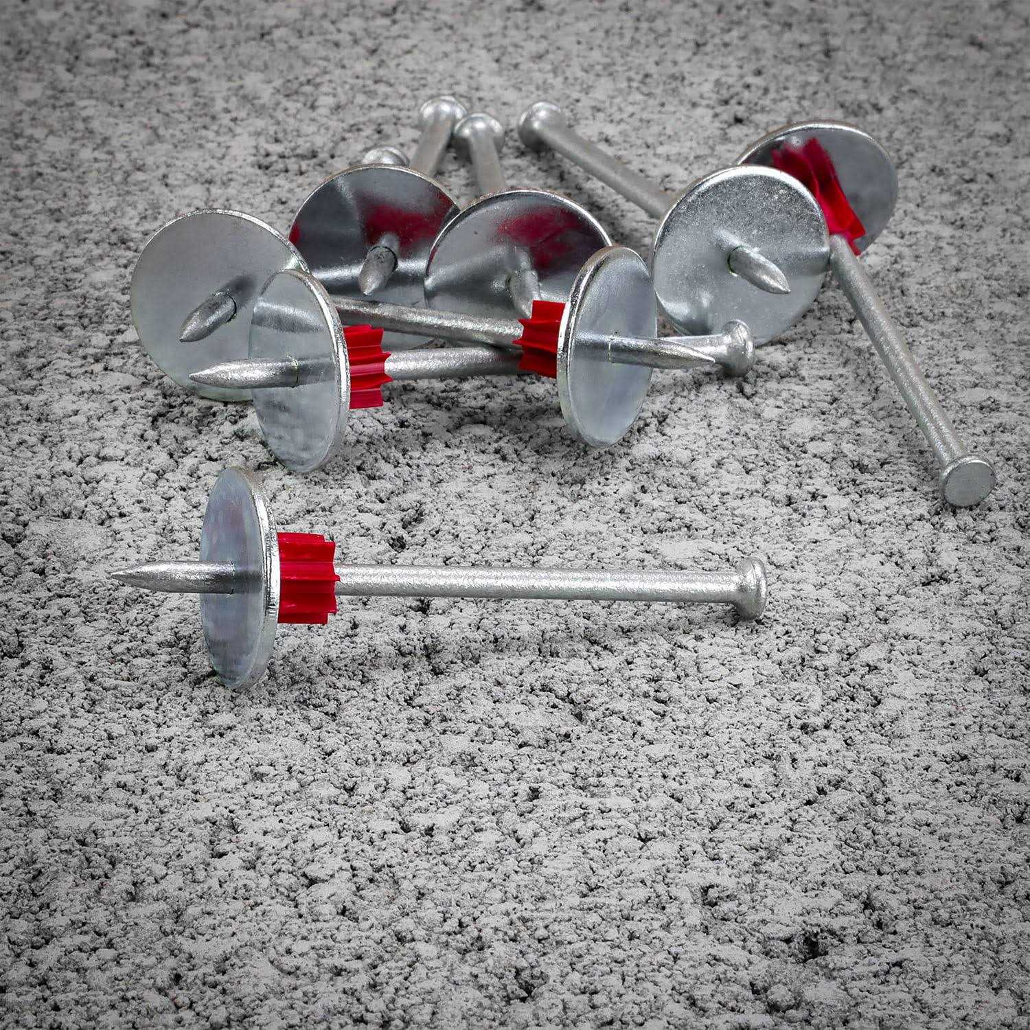 Freeman CNDPNW3 3 inch Concrete Drive Pins with Washers - Cheap Fitting