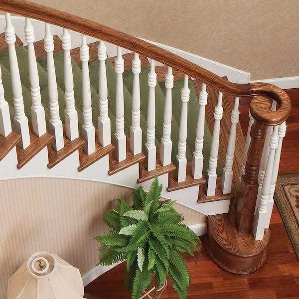 Stair Parts 7030 Poplar Left Volute Stair Handrail Fitting, Unfinished - Cheap Fitting