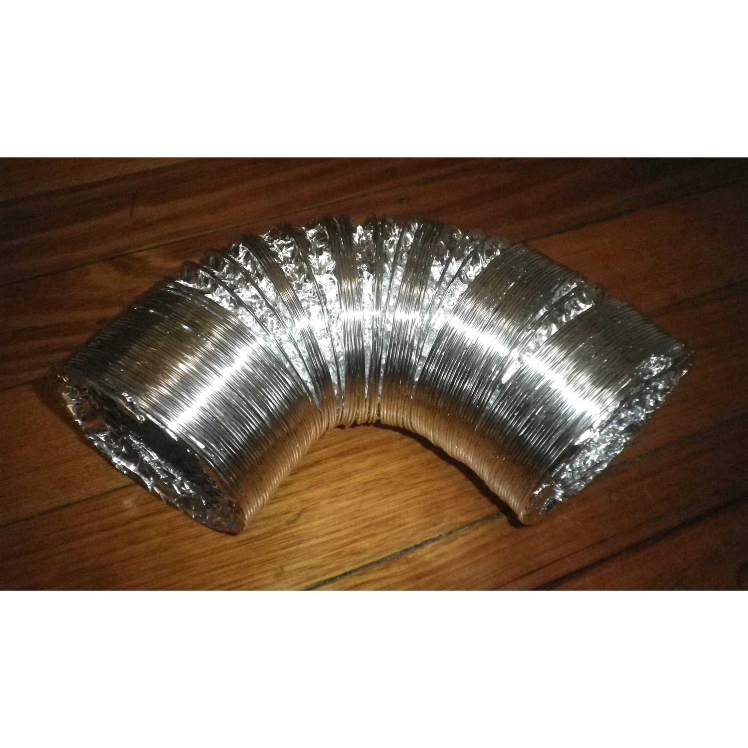 Deflecto F0408B Aluminum Flex Duct - Cheap Fitting