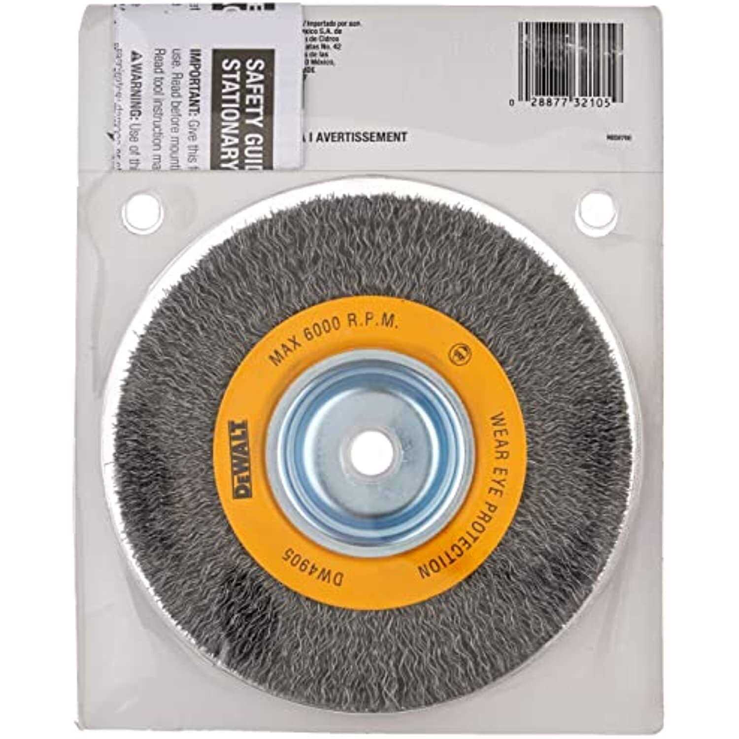 Dewalt DW4905 6 Crimped Bench Wire Wheel - Cheap Fitting