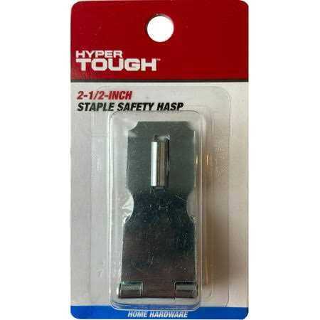 Hyper Tough 2.5 in. Staple Safety Hasp - Cheap Fitting