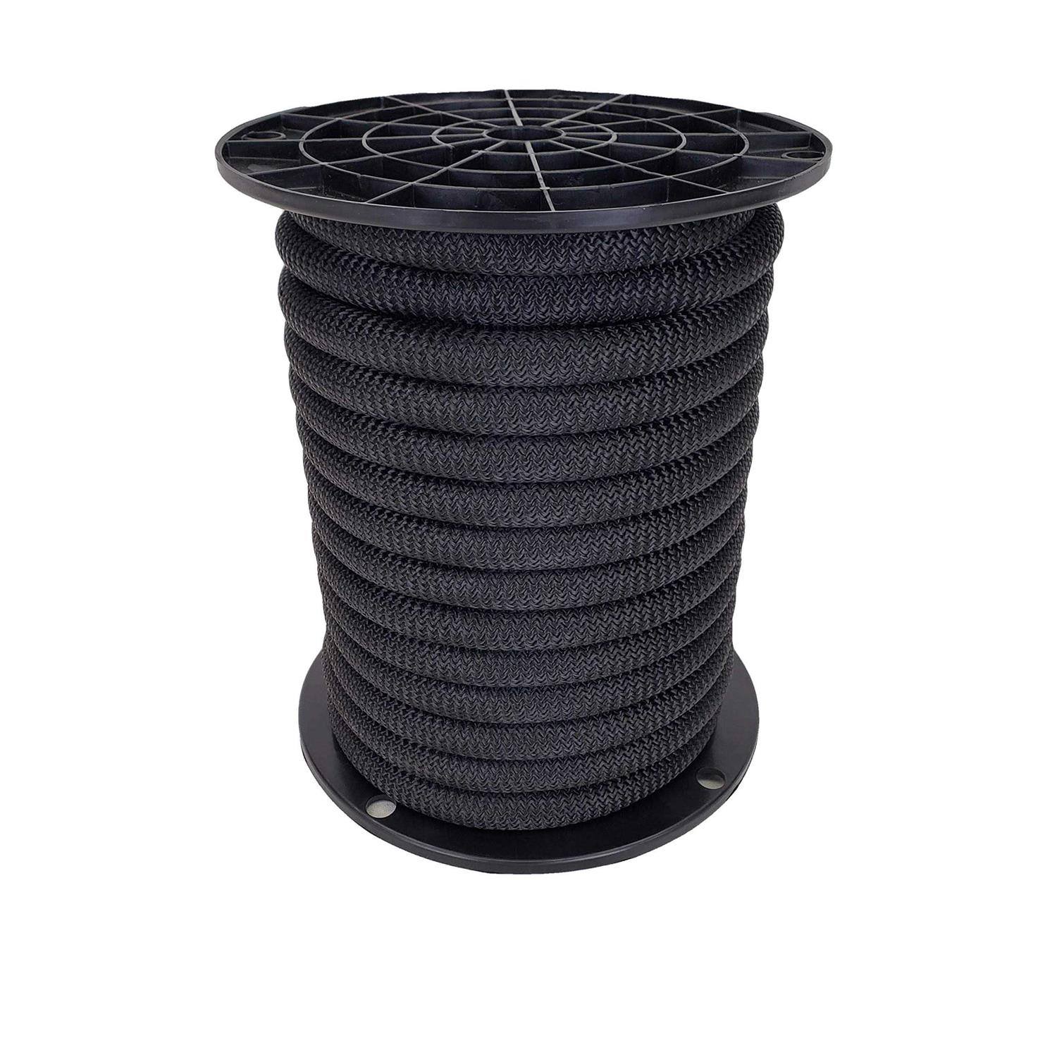 Black Polyester Bungee/Shock Cord Spool - Cheap Fitting