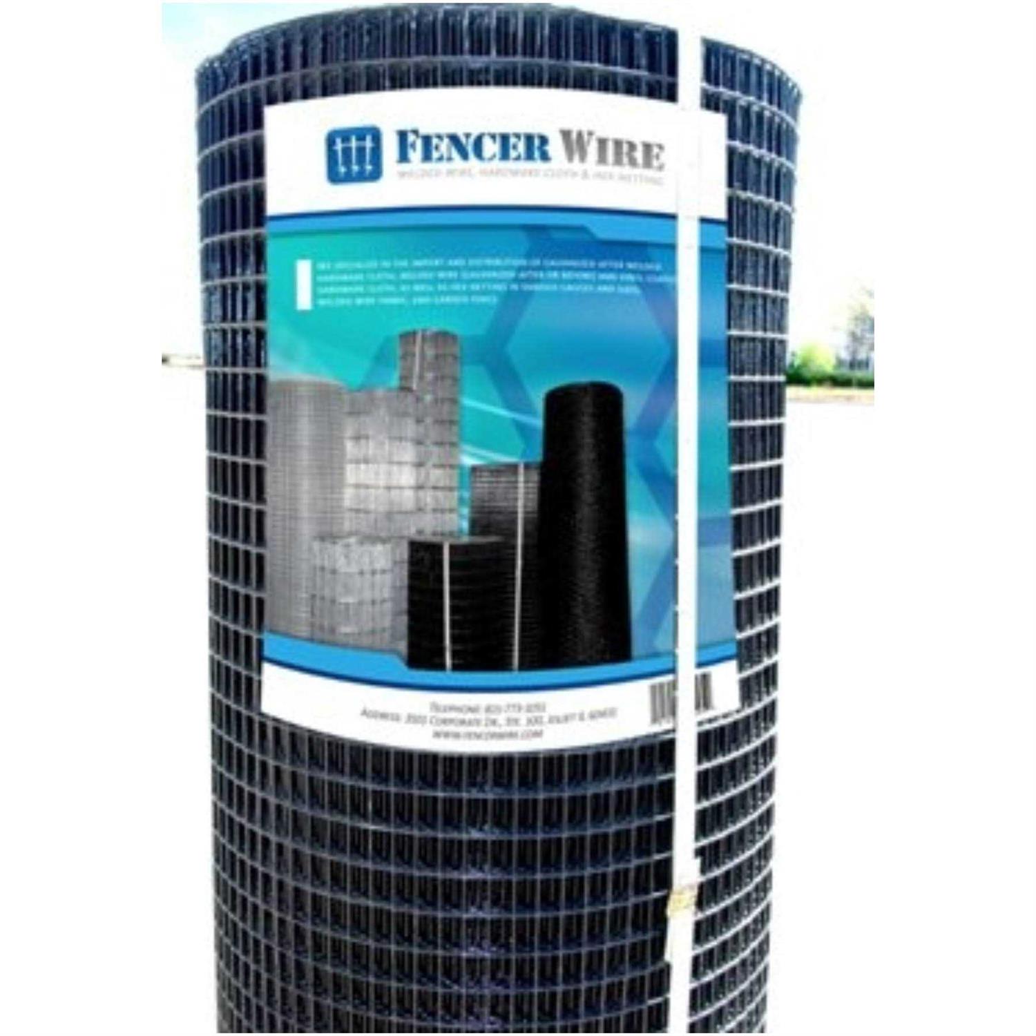 Fencer Wire 16 Gauge Black Vinyl Coated Welded Wire Mesh Size - Cheap Fitting