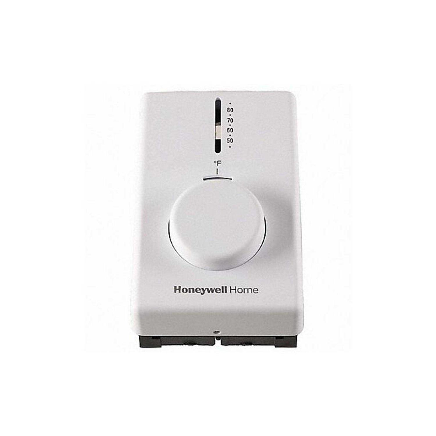 Honeywell Line Volt Mechanical Tstat, 120 To 277vac - Cheap Fitting