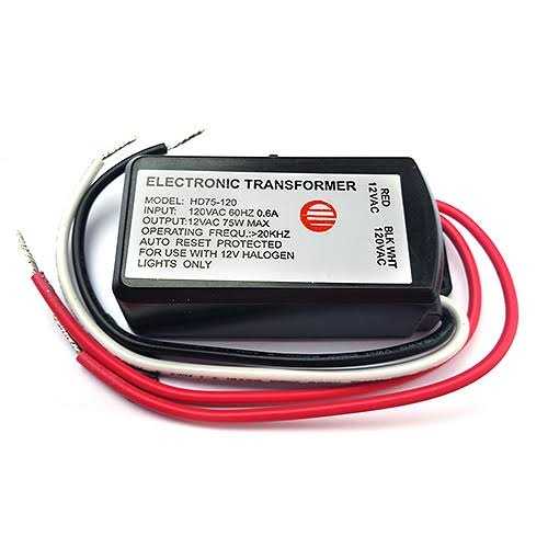 HD75-120 75watt 12VAC Electronic Encapsulated Transformer similar to MDL 316-011 - Cheap Fitting