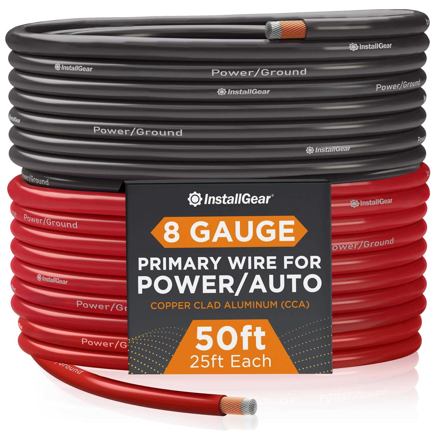 InstallGear Gauge Awg Power Ground Wire Wire - Cheap Fitting