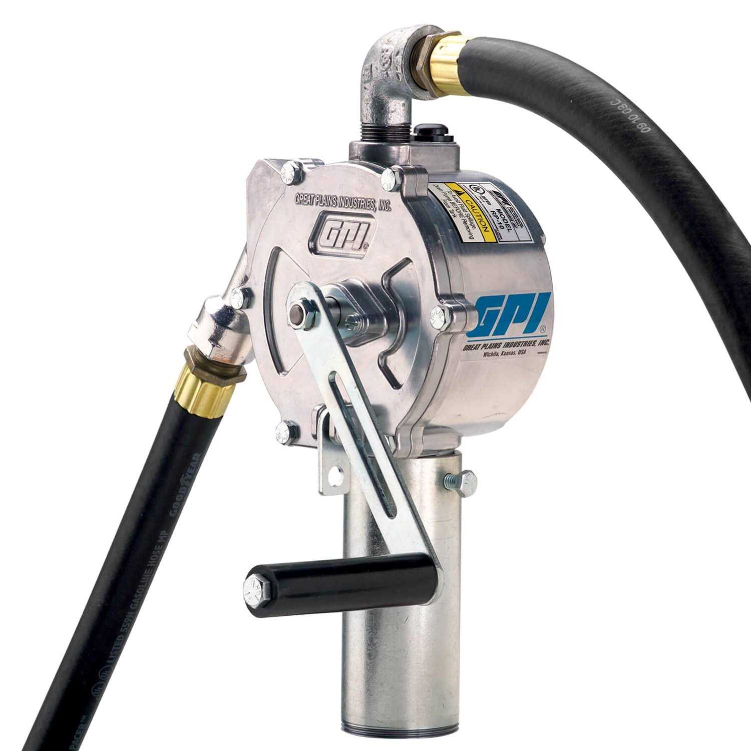 GPI Rotary Hand Pump - Cheap Fitting