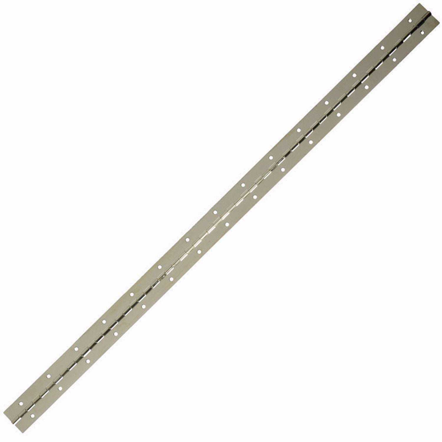 Ace 1-1/2 in. W x 30 in. L Continuous Hinge Nickel - Cheap Fitting