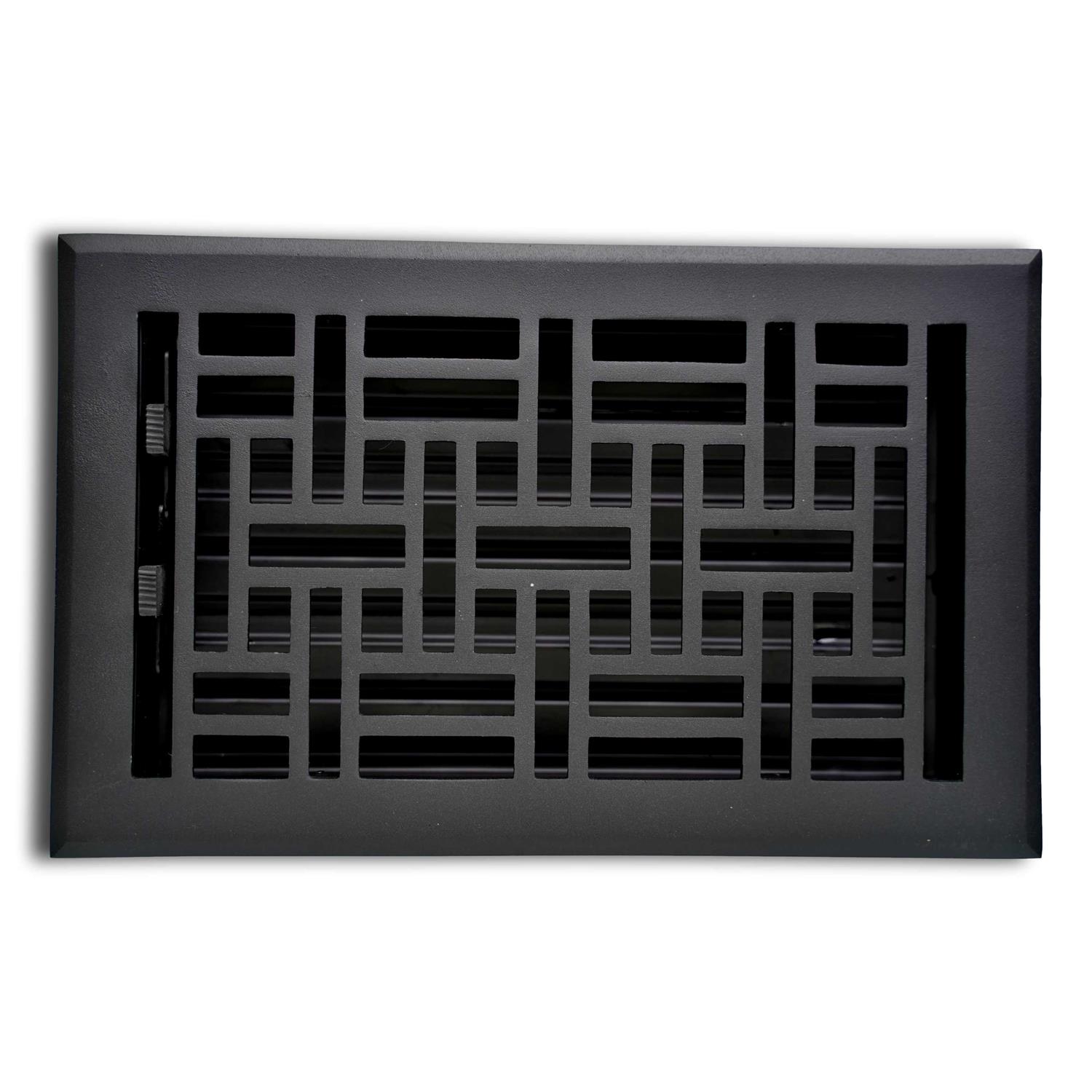 Madelyn Carter 2 x 10 Cast Aluminum Arts & Crafts Vent Cover – White (Overall: 3.75 x 11.5) - Cheap Fitting