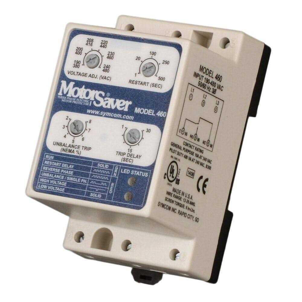 460 Symcom 3-PH Protection Relay - Cheap Fitting