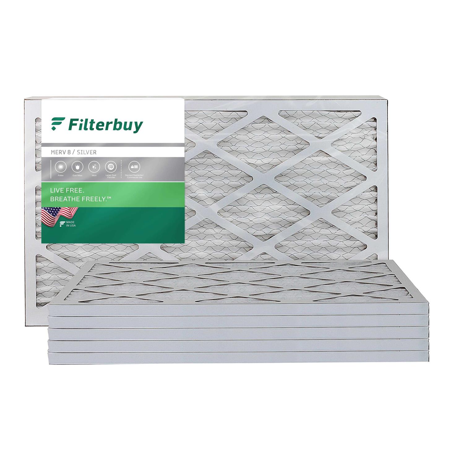 18x25x1 MERV 6 Pleated Air Filter (1 Filter) - Cheap Fitting