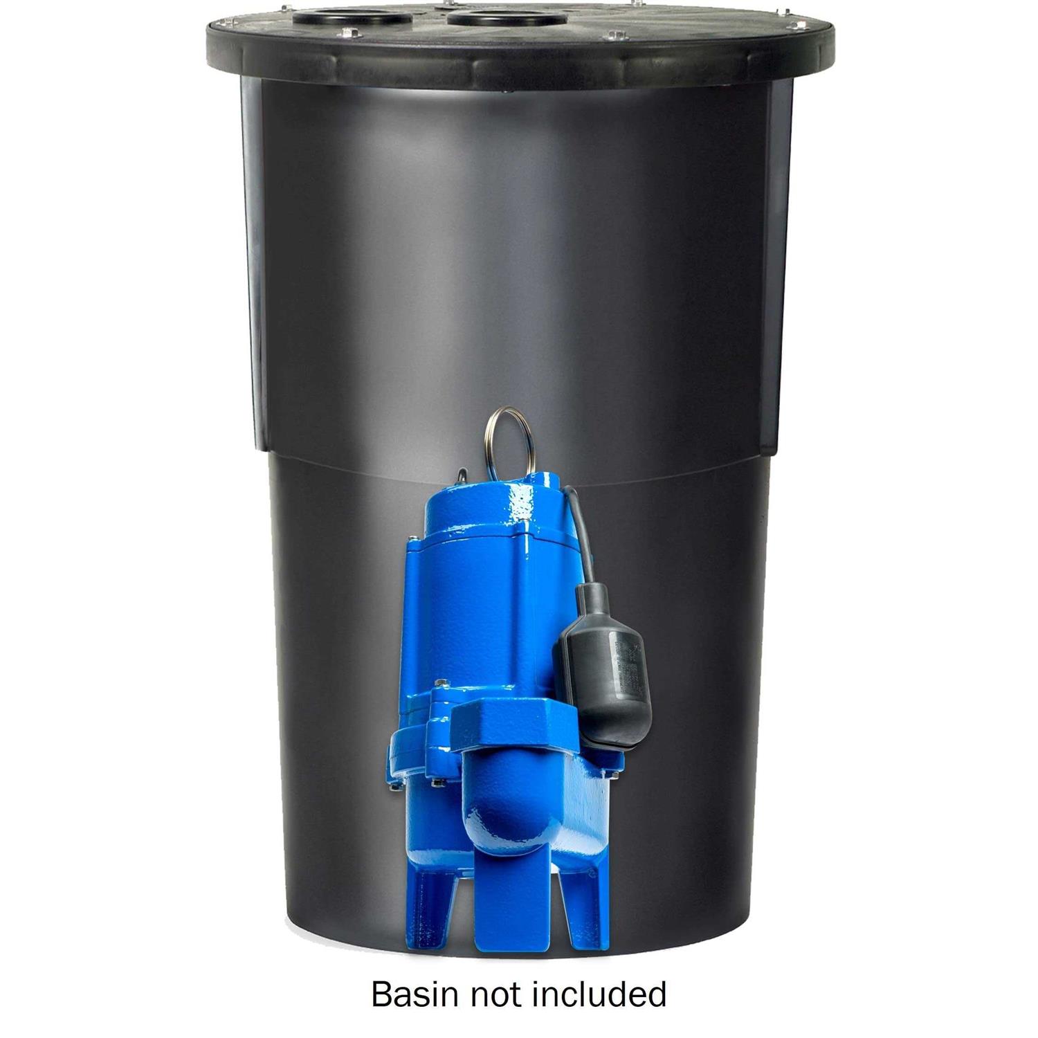 Little Giant Lg-sew75t 115 Volt, 3/4 HP, 8400 GPH Cast Iron Sewage Pump with Tethered Switch and 20-Ft. Cord - Cheap Fitting