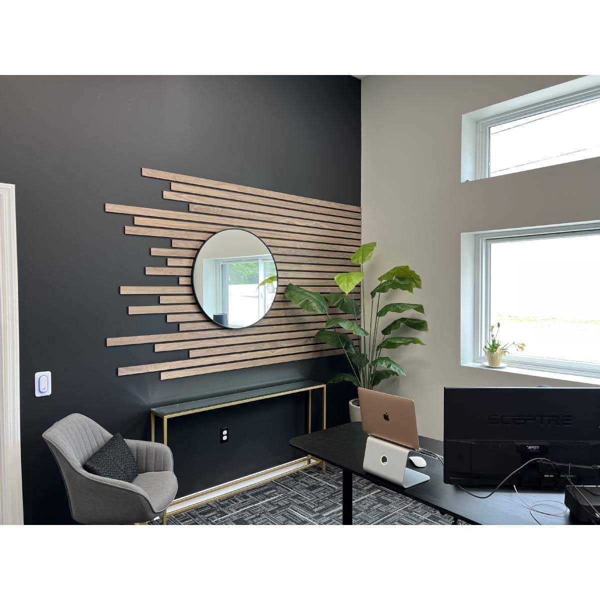 Adjustable Wood Slat Wall Panel Kit Ekena Millwork - Cheap Fitting