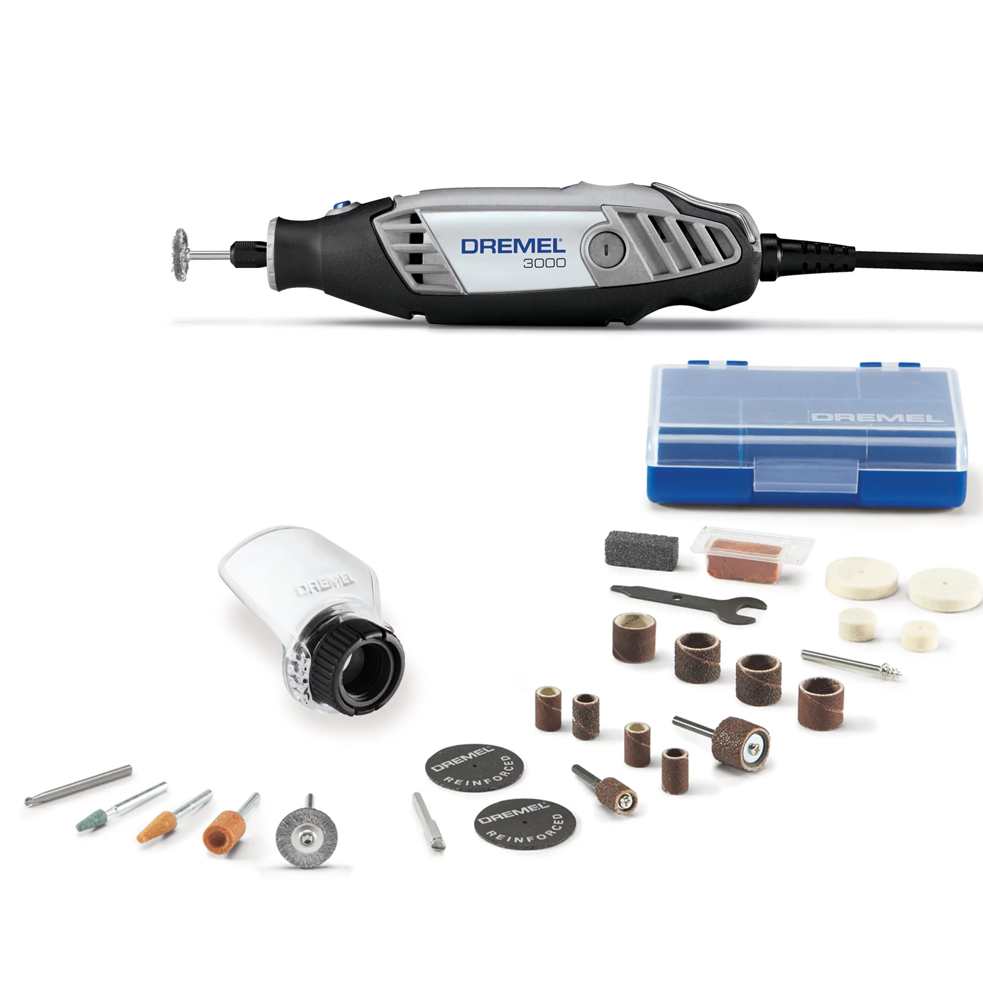 Dremel 3000-1/25 1.2 Amp Corded Variable Speed Rotary Tool, 1 Attachment and 25 Accessories, Perfect for Routing, Metal Cutting, Wood Carving, and Polishing - Cheap Fitting