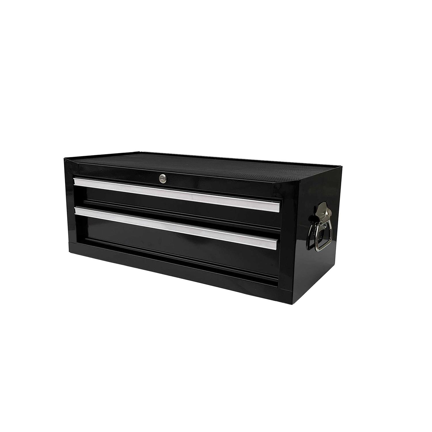 Workington Industrial 2 Drawers Portable Metal Intermediate Box 26 Middle Tool Chest Cabinet with Ball Bearing Drawer Slides - Cheap Fitting
