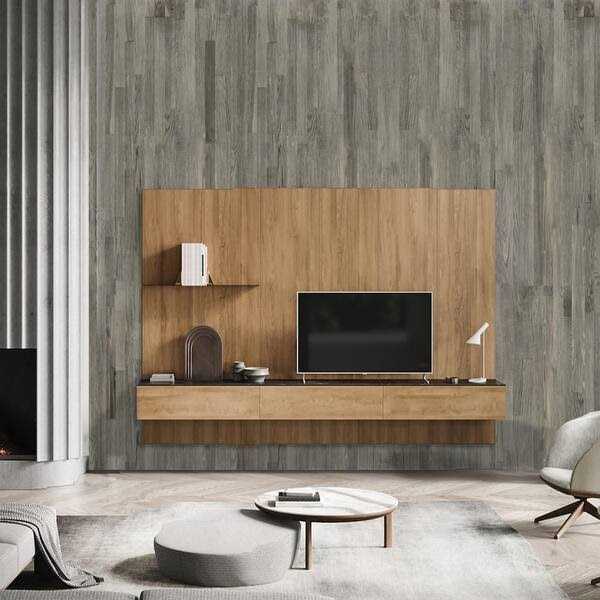 CALHOME 1/4 in. x 8 ft. Unfinished Pine Finger Joint Wood Decorative Wall Panel - Cheap Fitting