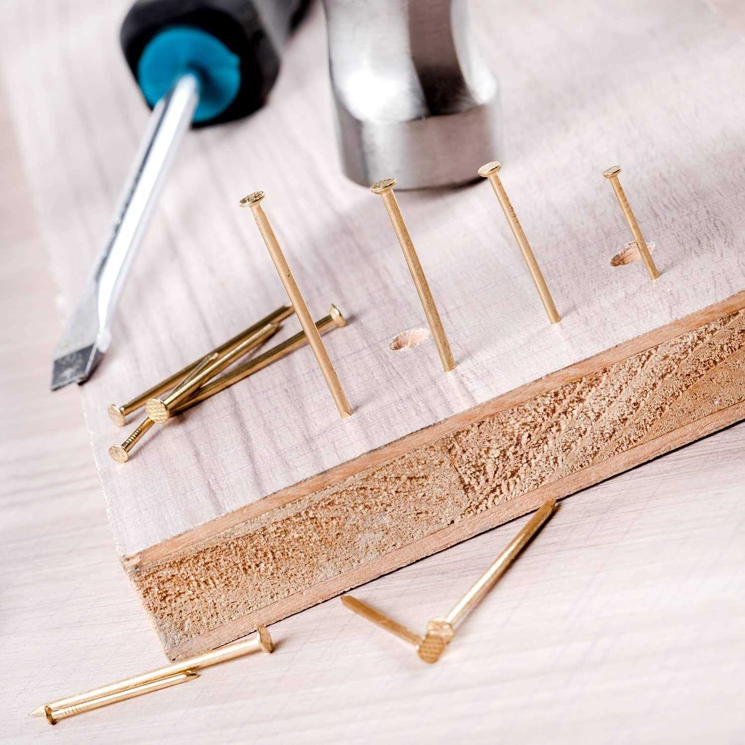 Mr. Pen Nail Assortment Kit 600 Pcs 4 Sizes Small Nails - Cheap Fitting