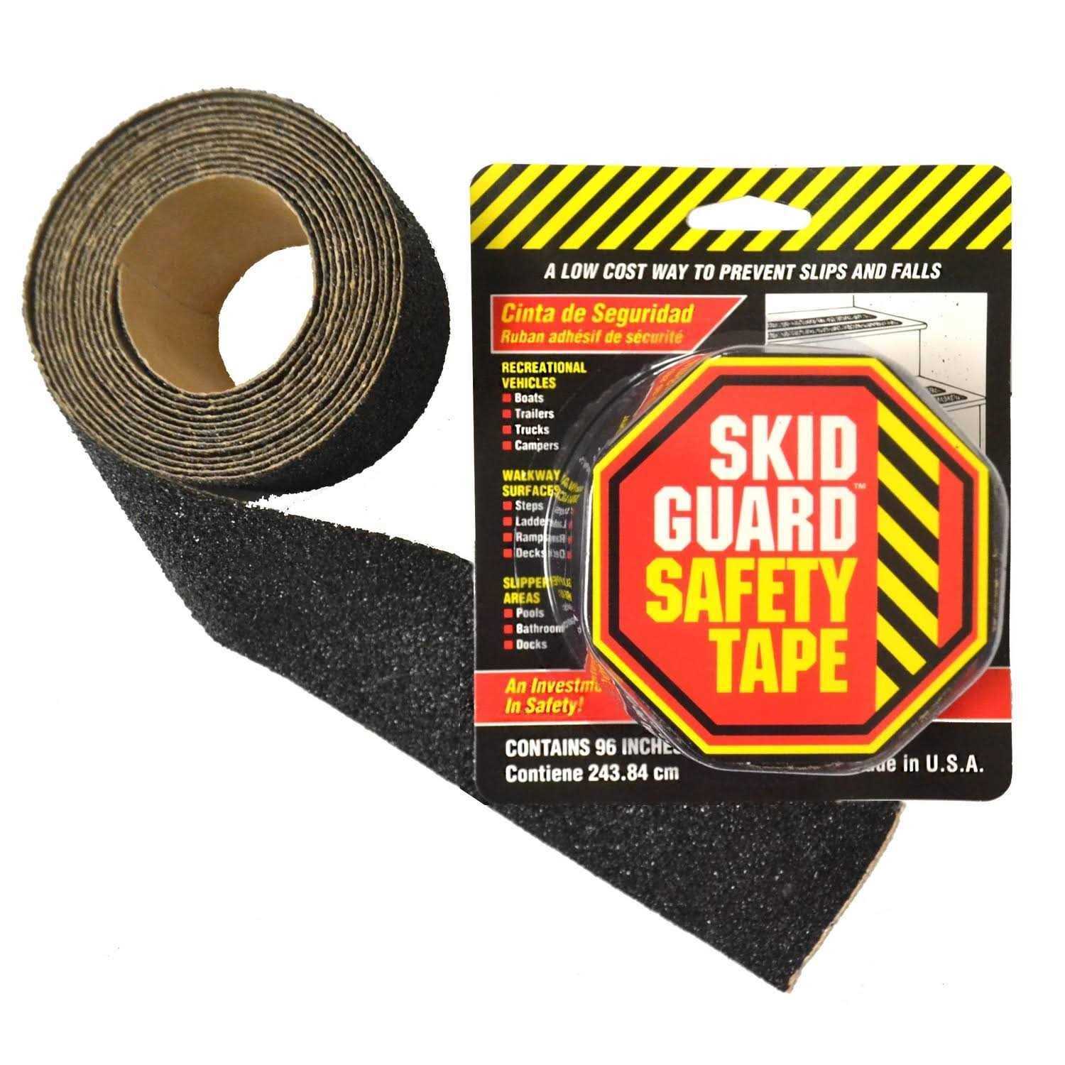 Skid Guard 2 x 8 ft. Black Anti-Slip Tape - Cheap Fitting