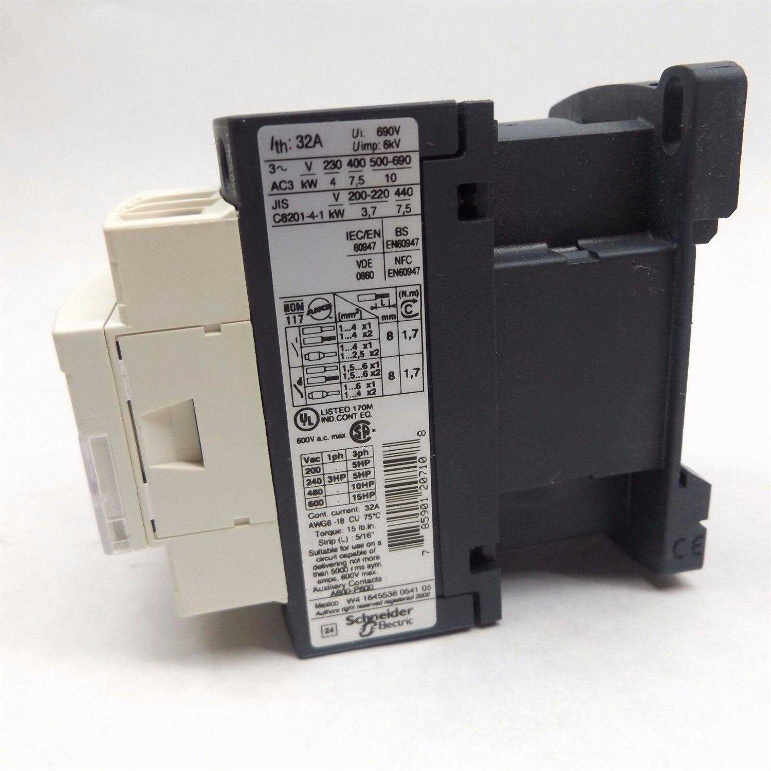 Schneider Electric LC1D18G7 Contactor - Cheap Fitting