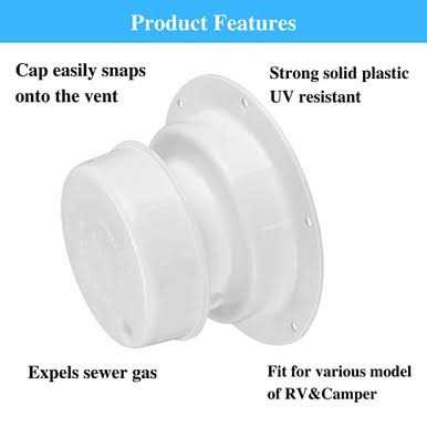 luxlead Rv Plumbing Vent Caps Camper Vent Cap Replacement for Rv Trailer Camper Motorhome - Cheap Fitting