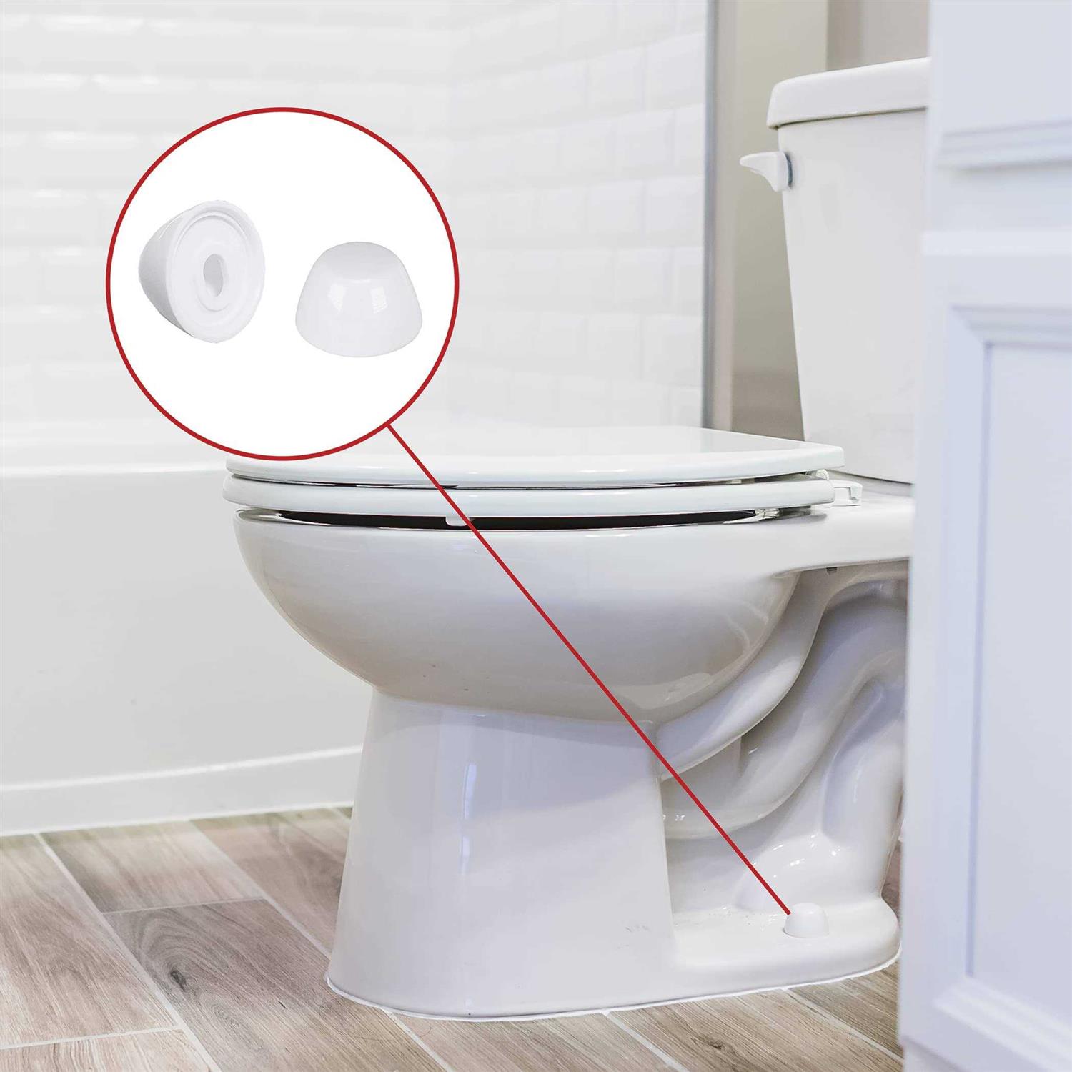 Danco Toilet Bolt Caps White Plastic 80821 - Cheap Fitting